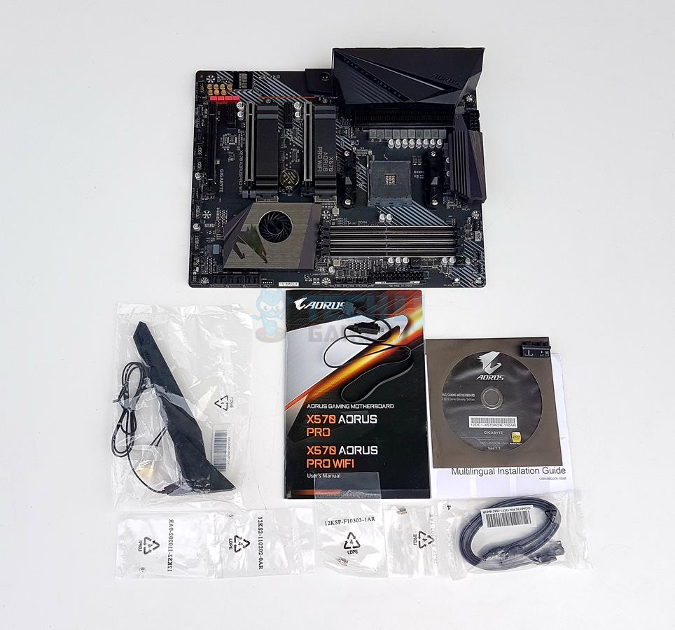 gigabyte x570 aorus pro box contents