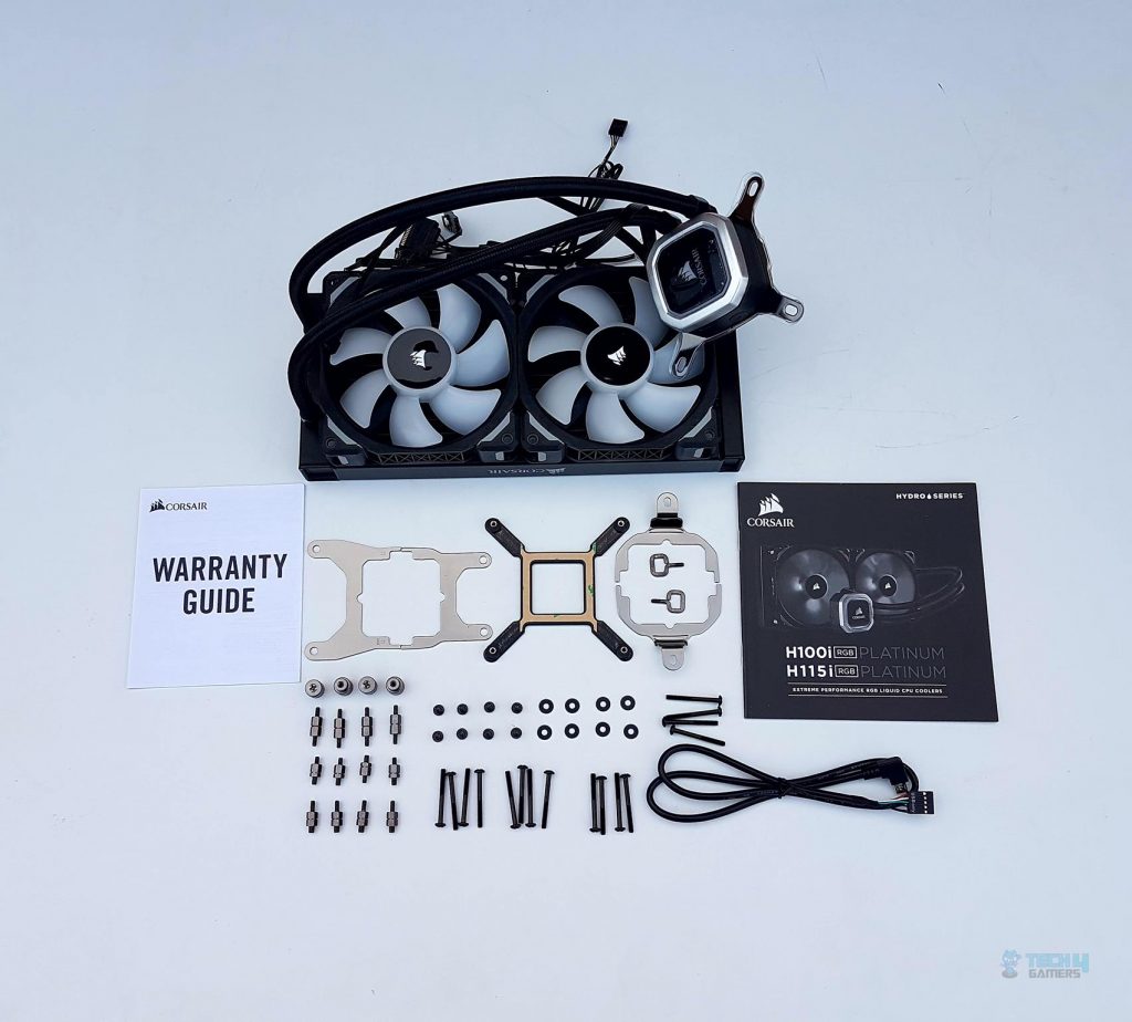 Corsair H100i Contents