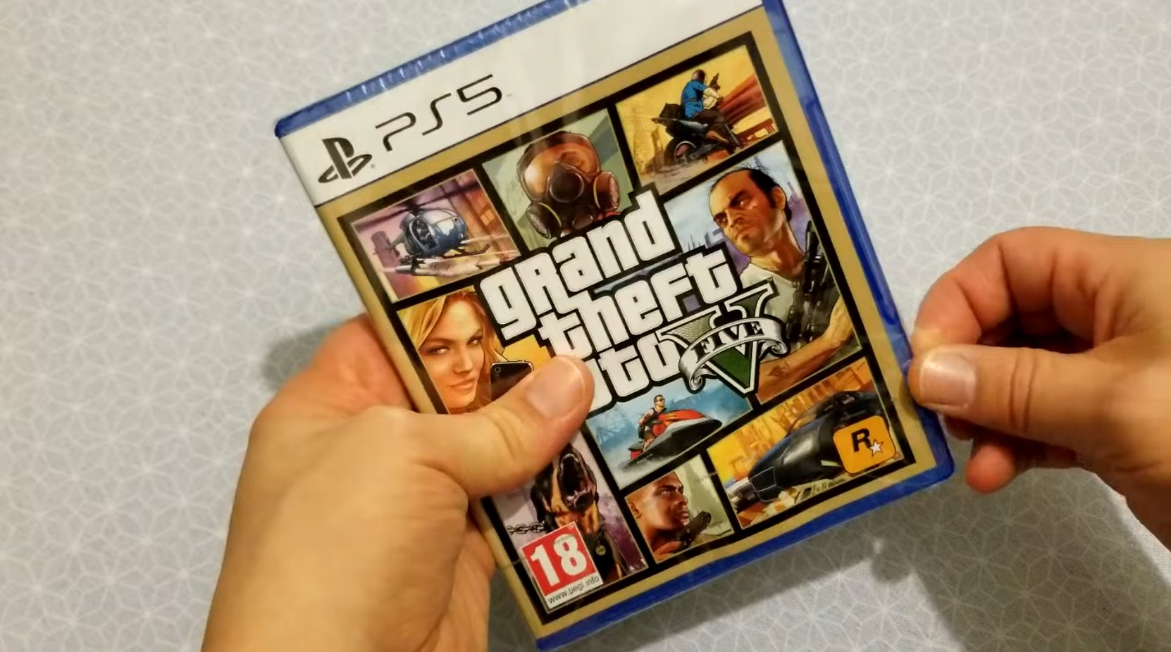 GTA 5 Disc frontside PS5 physical edition