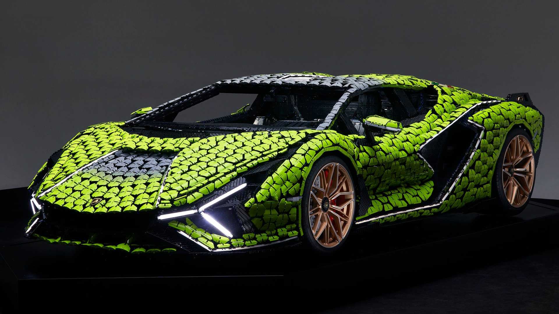 Lamborgini Sian life-sized lego model