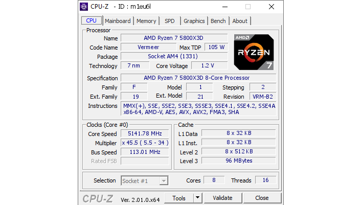 4.8GHz Ryzen 7 5800X3D Overclock