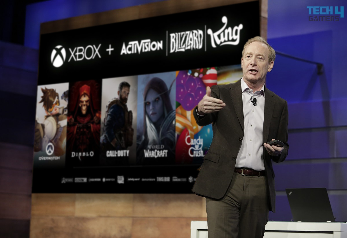 Microsoft president Brad smith on the Activision Acquisition Blizzard Candy Crush Call of Duty