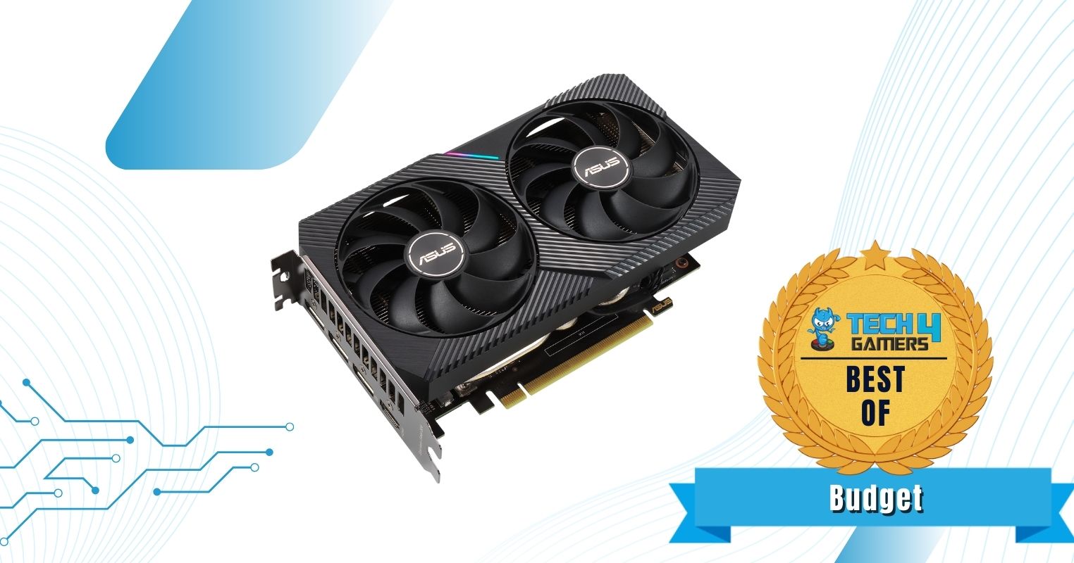 Best Budget RTX 3050 Graphics Card - ASUS Dual Nvidia GeForce RTX 3050 OC