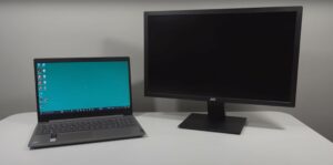 monitor connected to laptop