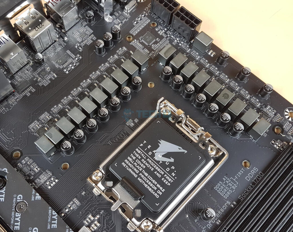 GIGABYTE Z790 AORUS ELITE AX Power Phases