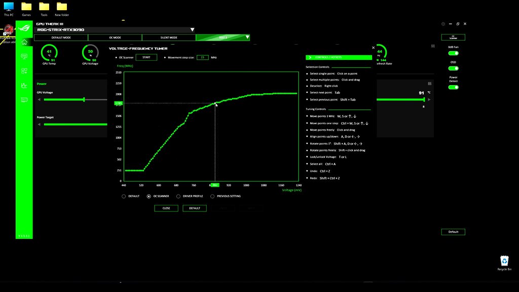 Image showing ASUS GPU Tweak III 