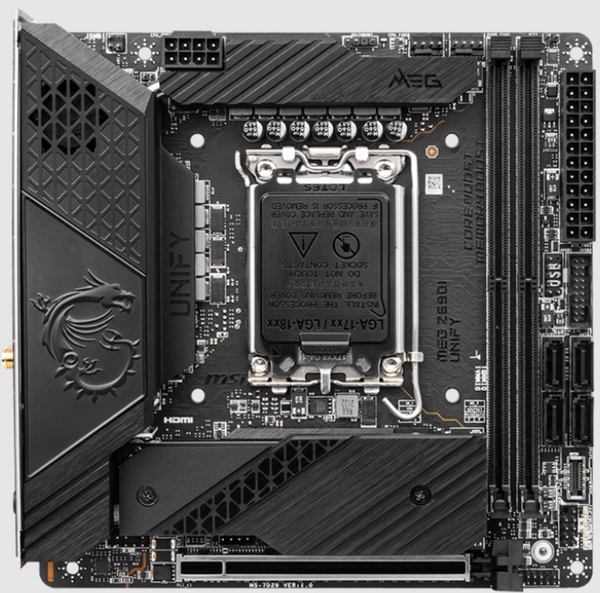 MSI MEG Z690i Unify Gaming Motherboard