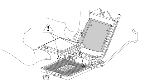 LGA 1200 Vs LGA 1700 keying mechanisms.