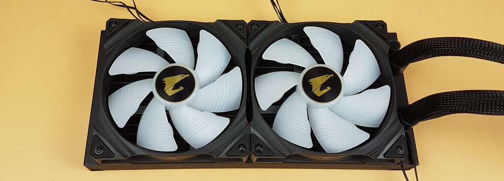 AORUS WATERFORCE X 280 - Radiator 140mm Fans