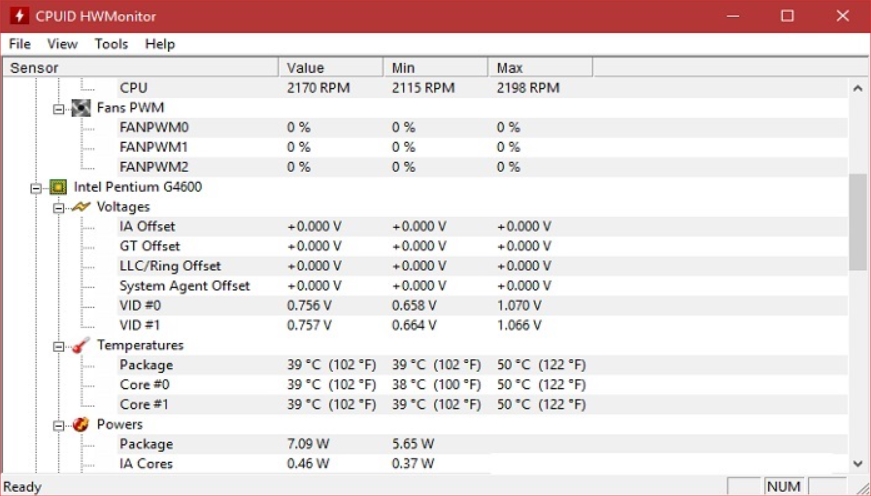 Hwmonitor for gaming pc benchmark 