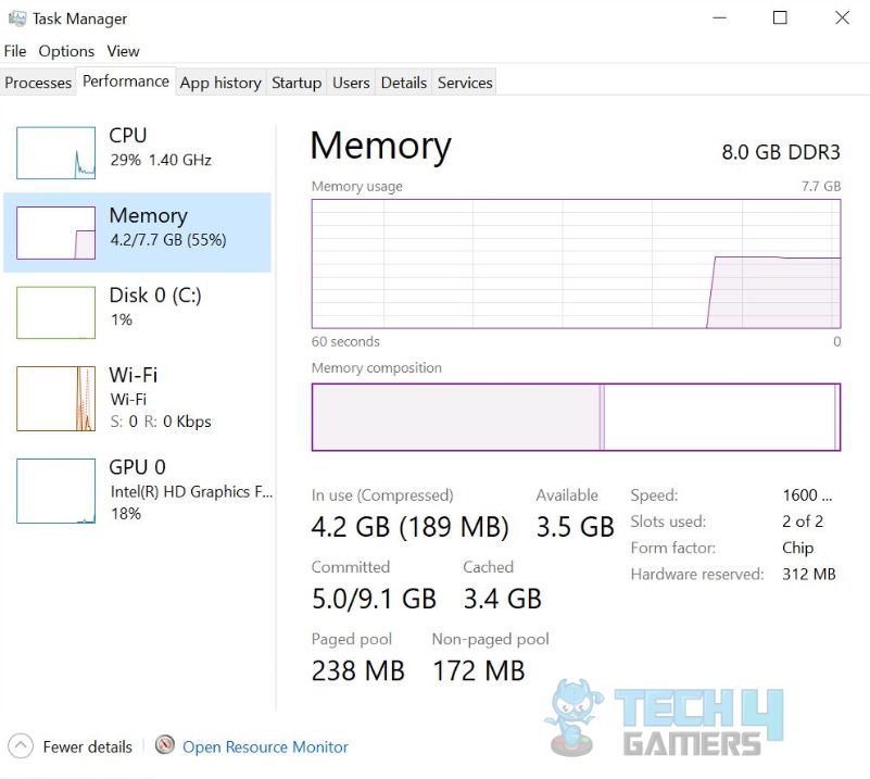 how to check pc specs through task manager