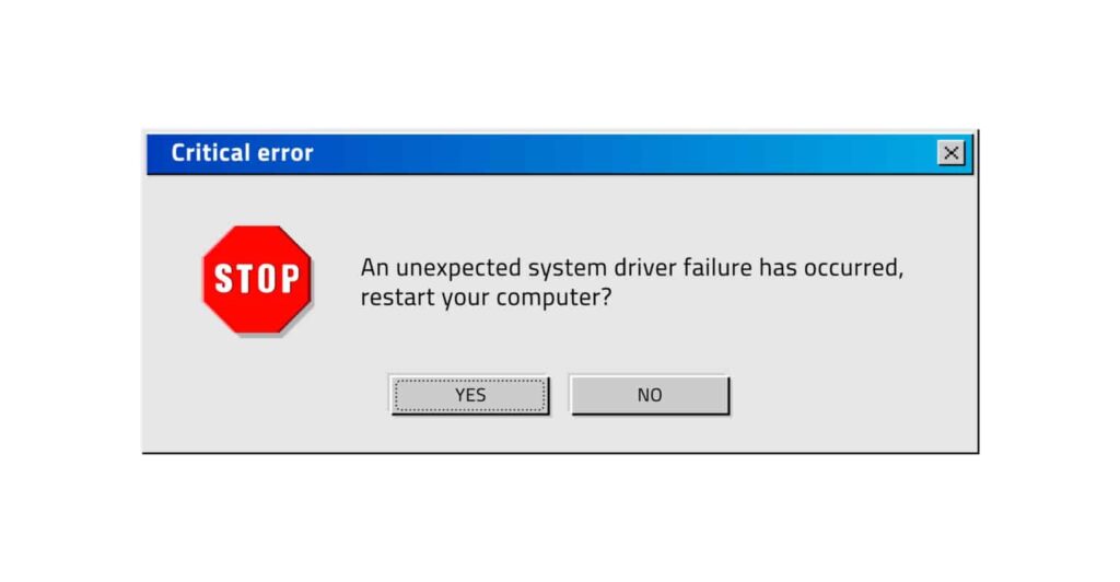 Incompatible drivers