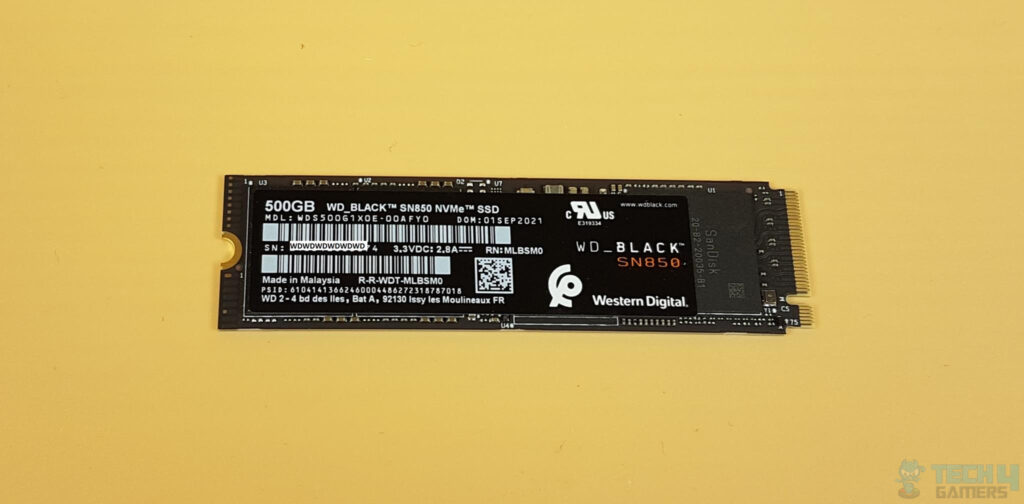 WD Black SN850 500GB NVMe SSD