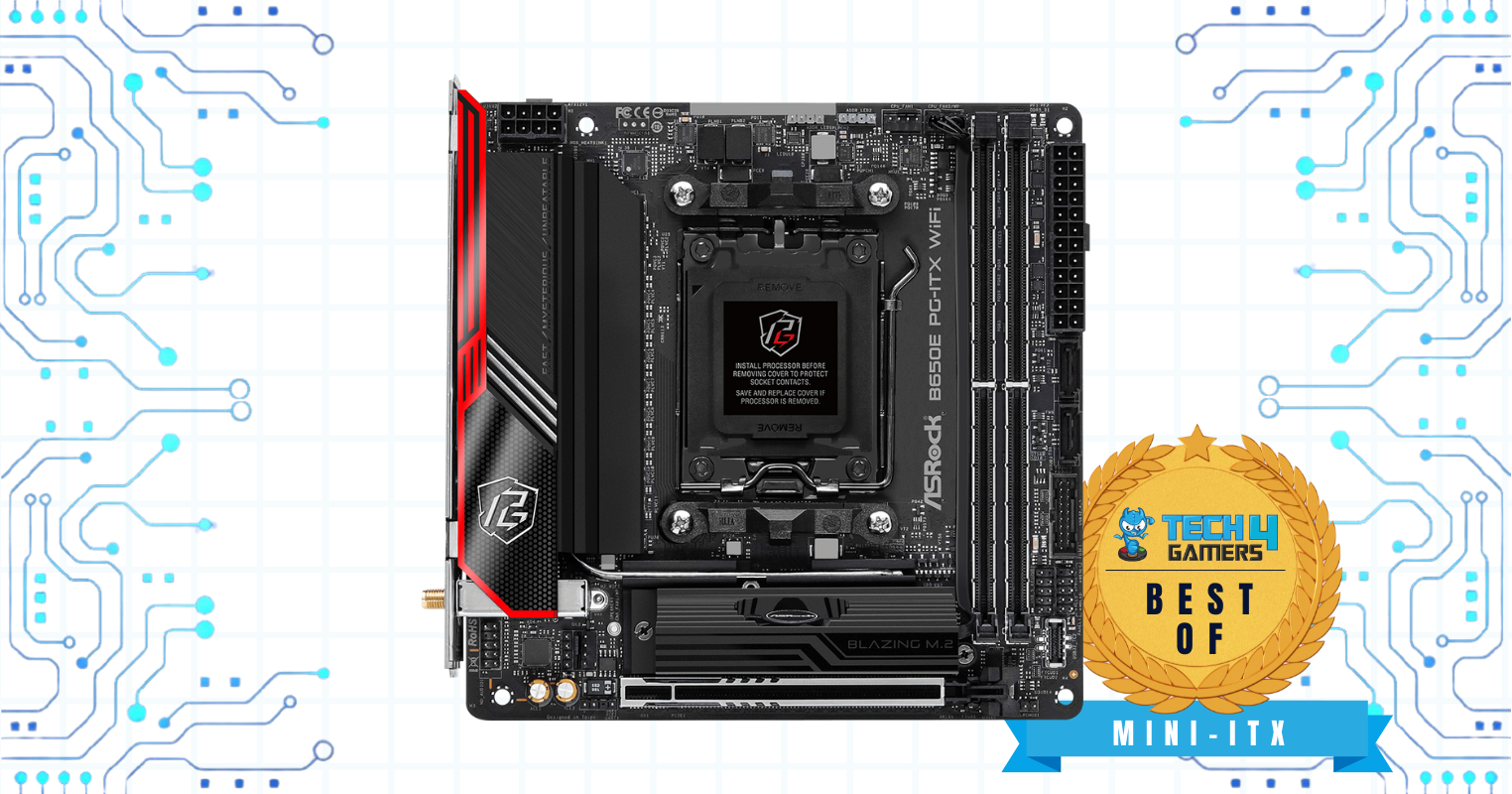 Best Mini-ITX Motherboard For Ryzen 9 7900X3D — ASROCK B650E PG-ITX WiFi