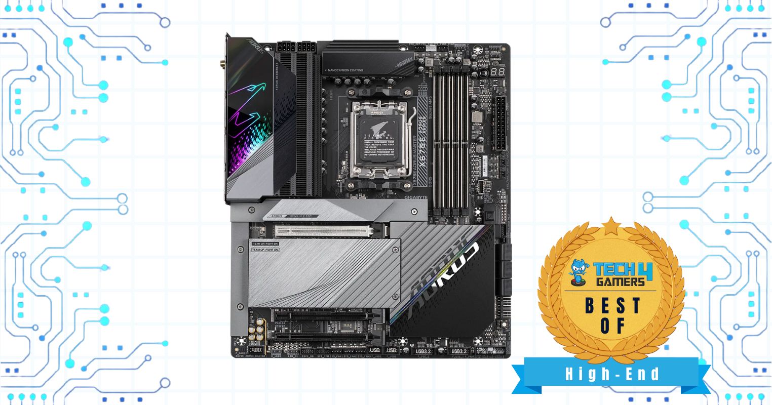 GIGABYTE X670E AORUS MASTER — Best High-End Motherboard For Ryzen 9 7950X3D