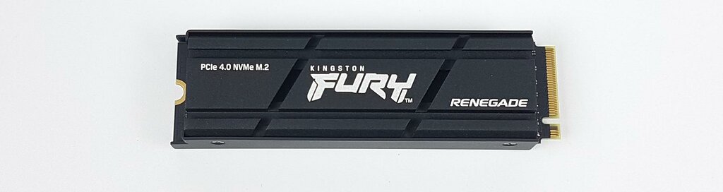 Kingston Fury Renegade 2TB NVMe SSD - Top View