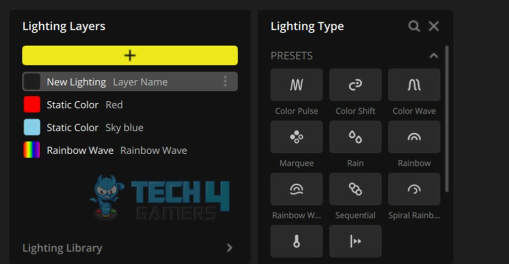 Lighting type for Corsair RAM