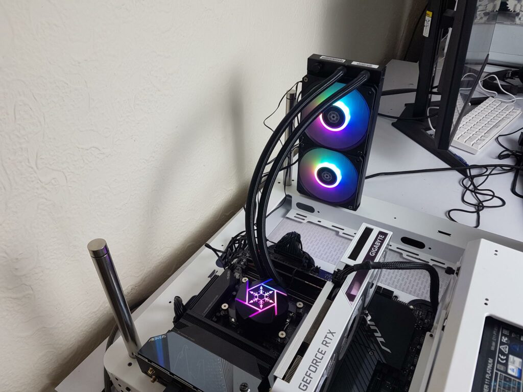 SST-VD240-SLIM CPU Liquid Cooler — RGB showcase 1