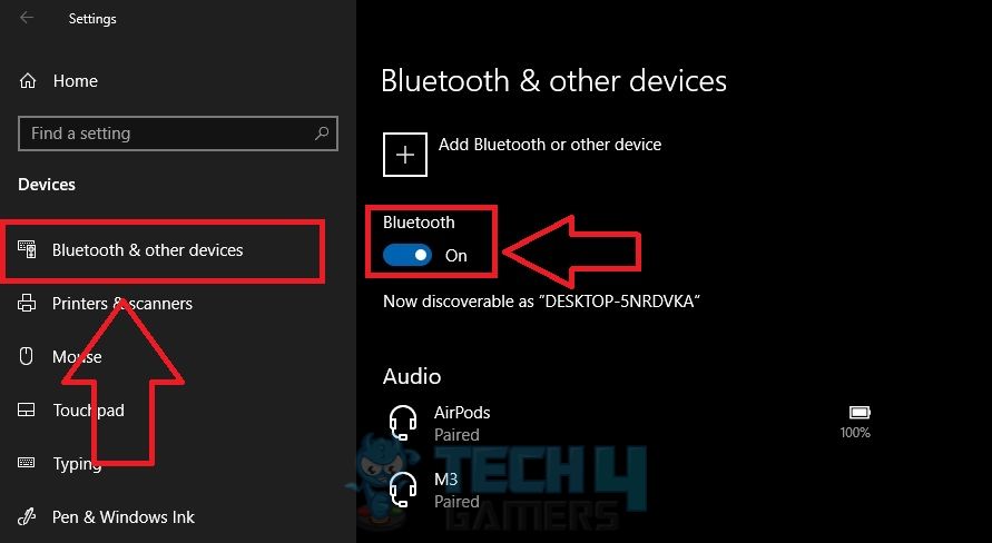 Connect to Bluetooth