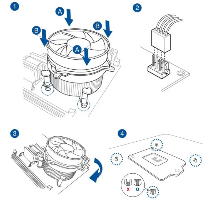 CPU Fan Placement