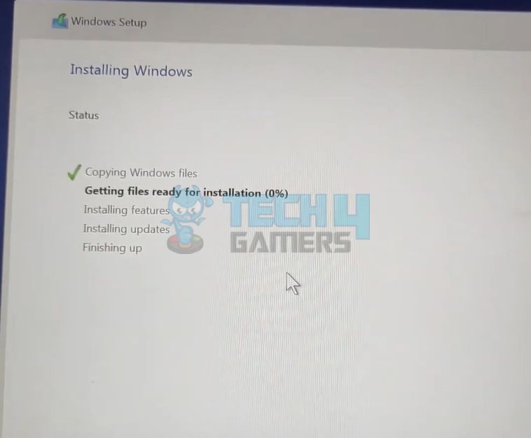 Installing Windows