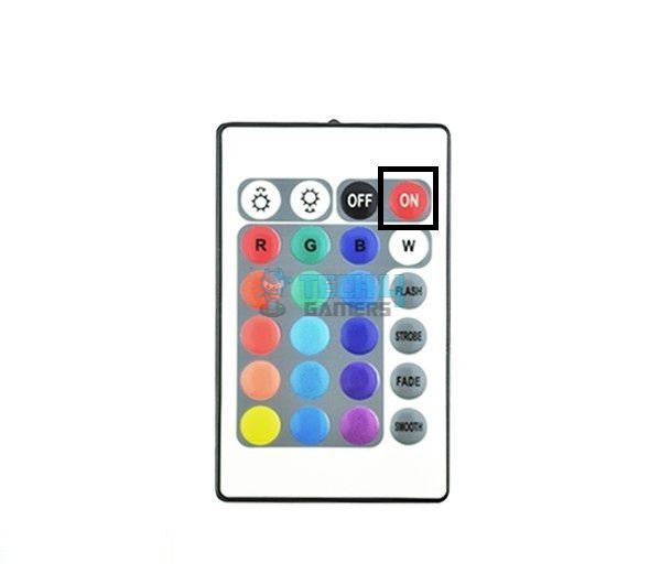 On Switch on RGB LED Remote