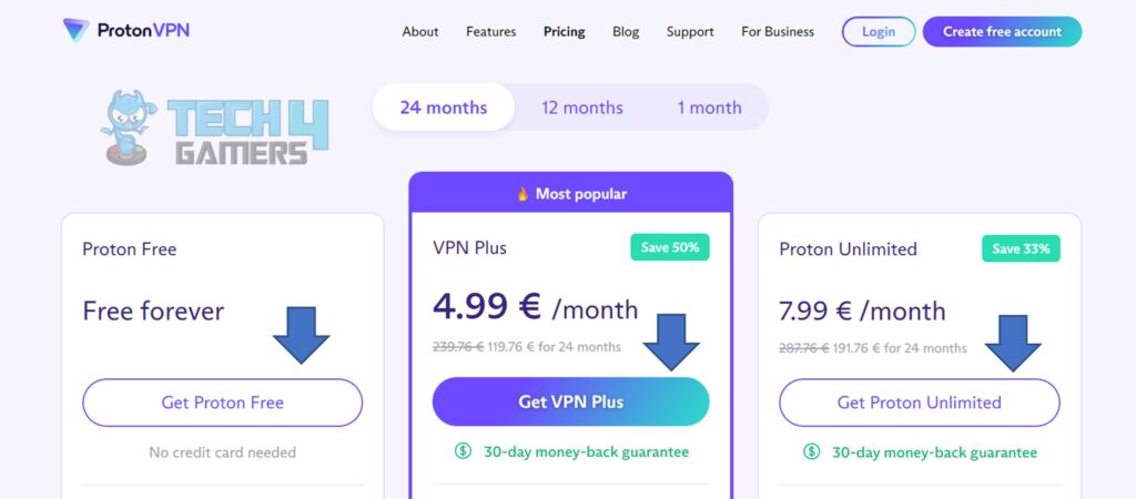 Proton VPN Pricing