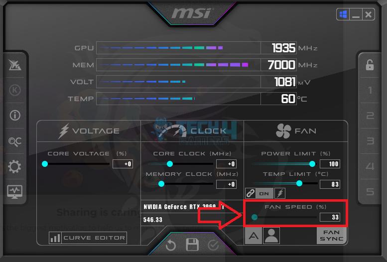 Adjust Fan Speed