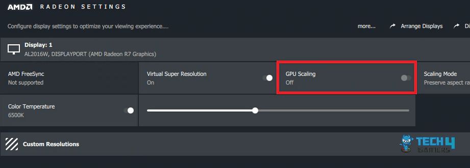 Image Scaling with AMD GPU