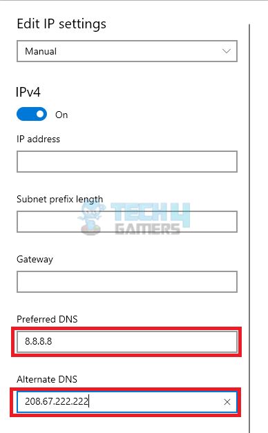 Google Public DNS Addresses