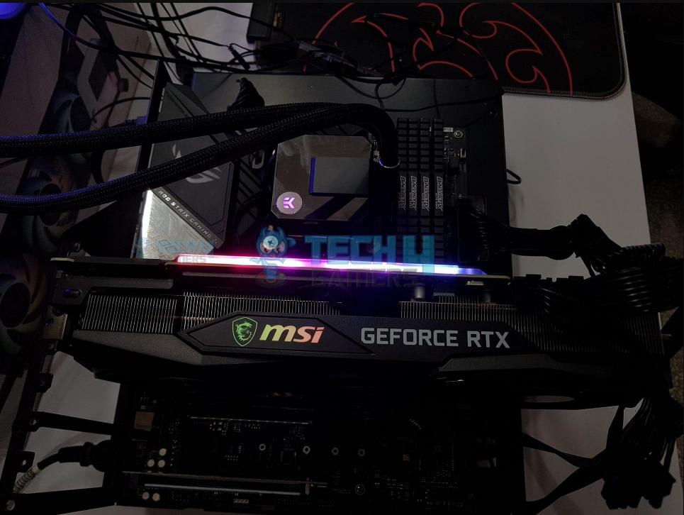 MSI RTX 3090 GPU Clearance In CPU Case