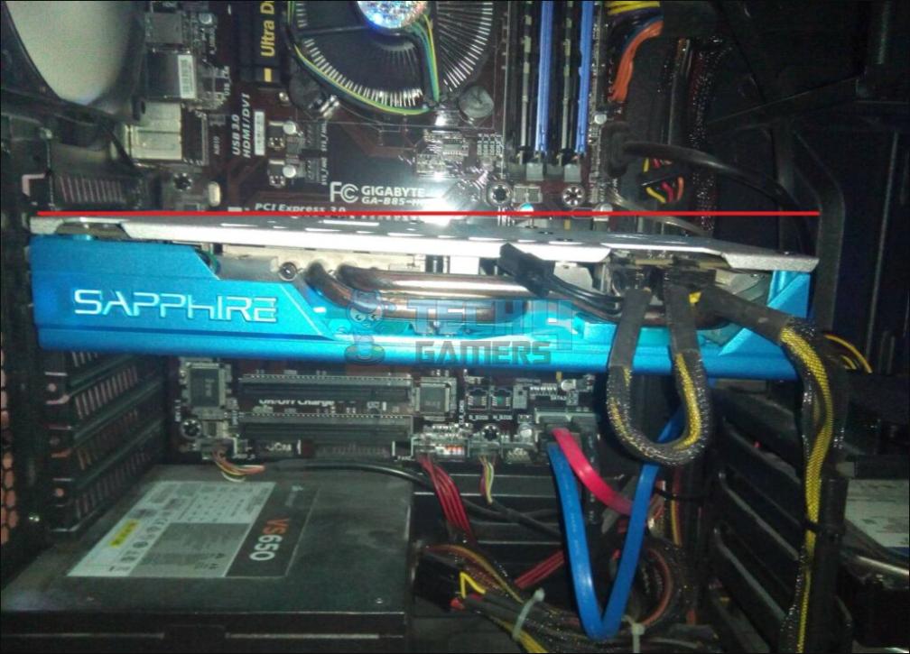 Horizontally Mounted GPU Sagging Downwards 