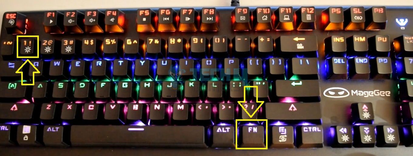 How To Change MageGee Keyboard Color?