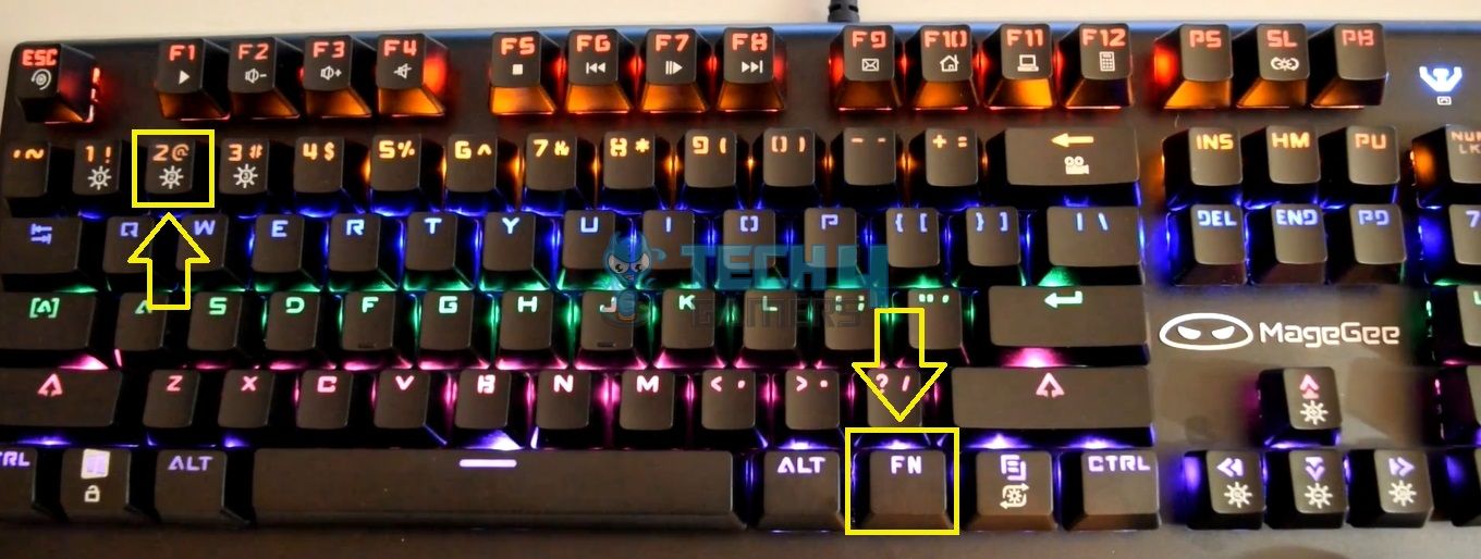 How To Change MageGee Keyboard Color?