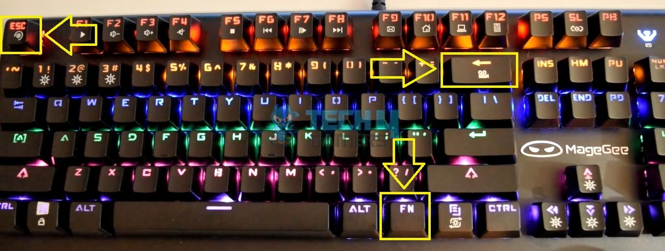 How To Change MageGee Keyboard Color?