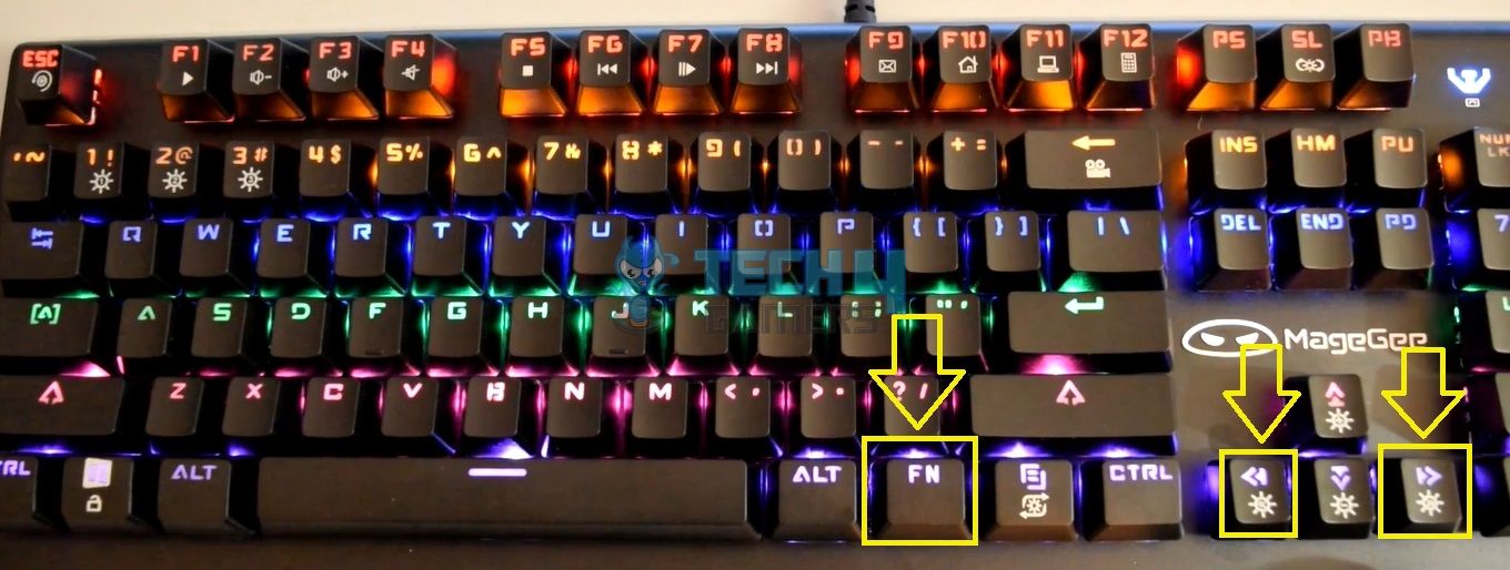 How To Change MageGee Keyboard Color?