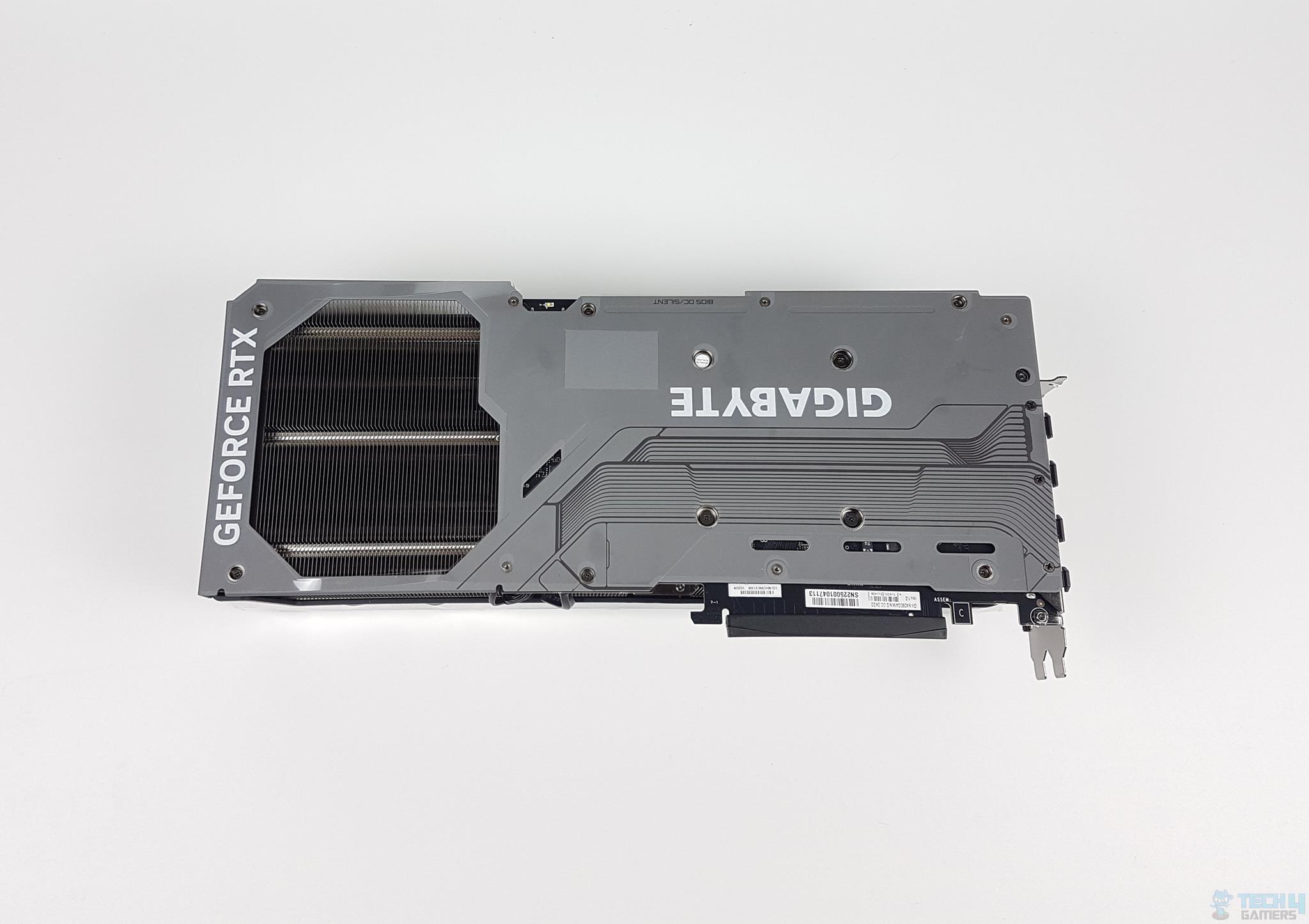 GIGABYTE GeForce RTX 4090 Gaming OC 24G — Back View