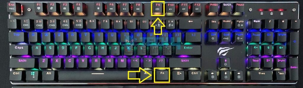 Fn+F9 Keys