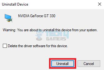 Uninstall Display Driver