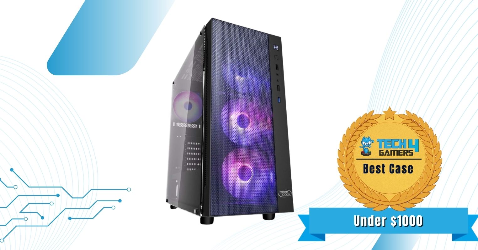 DeepCool MATREXX 55 MESH - Best $1000 Gaming PC Build Case