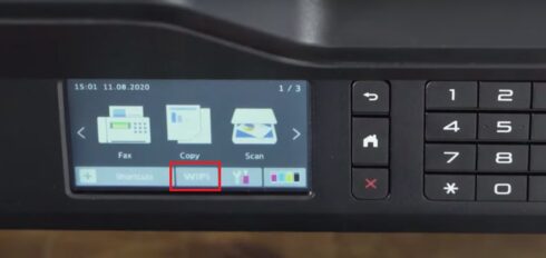 printer touch screen