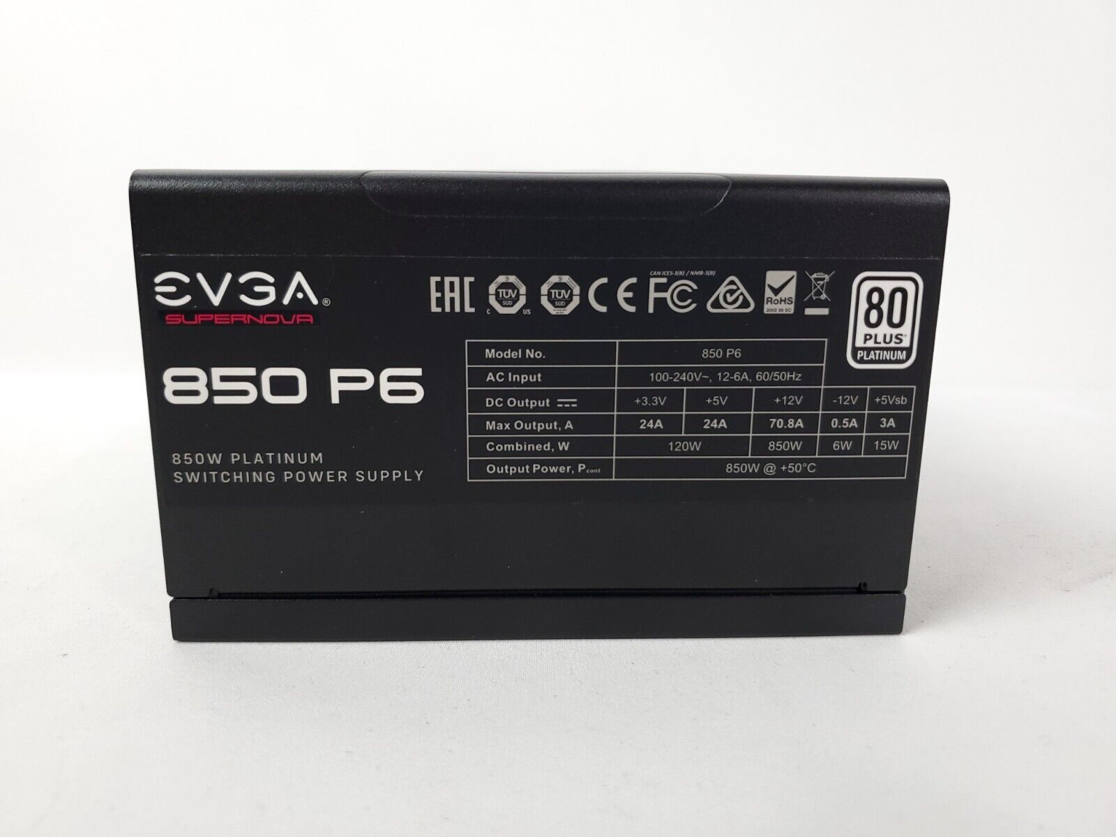 EVGA Supernova 850 P6