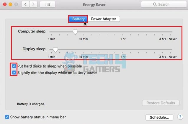 Change Battery Saver Settings