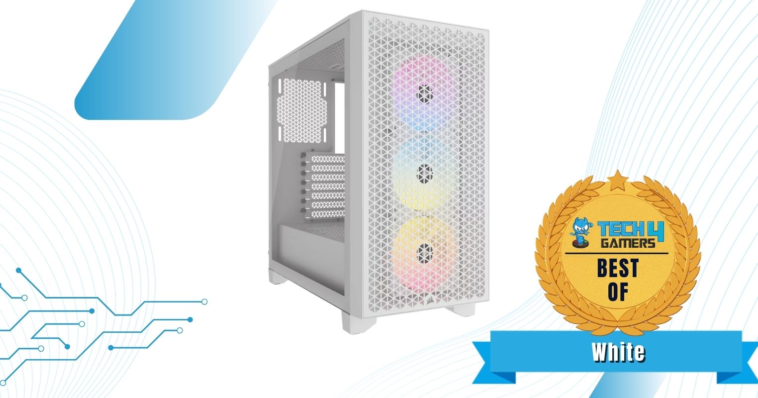 Best Budget White PC Case - Corsair 3000D Airflow