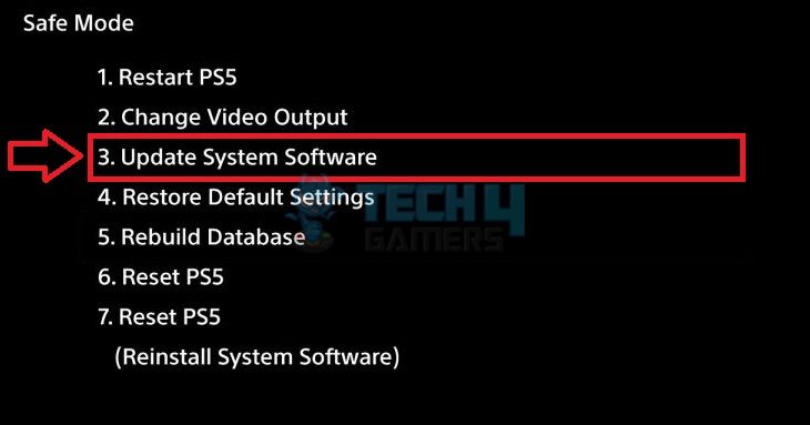 Update System Software in Safe Mpde