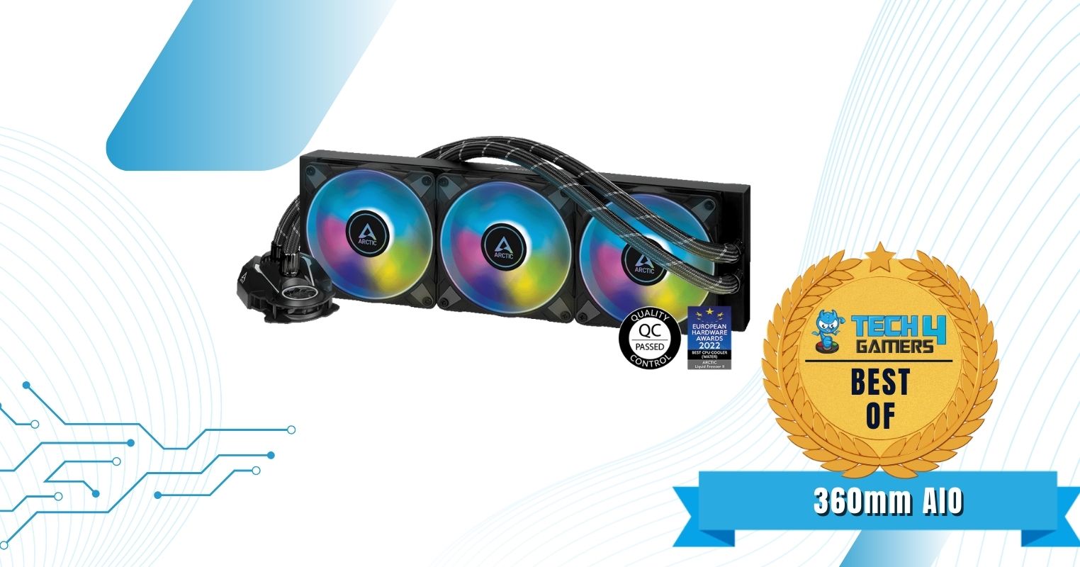 Best 360mm AIO Liquid Cooler For Ryzen 5 5600X3D - ARCTIC Liquid Freezer II 360 A-RGB