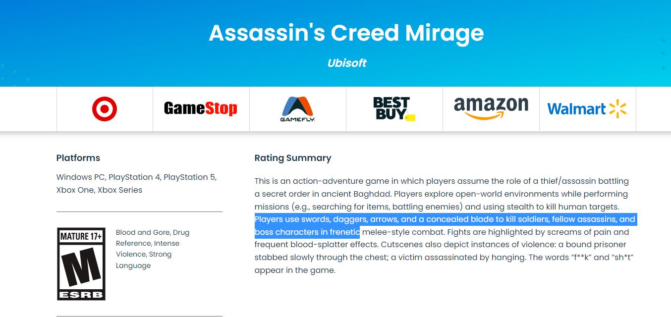 Assassin's Creed Mirage