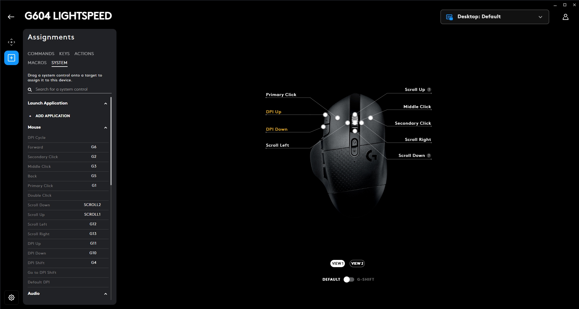 Logitech G HUB - System (Image By Tech4Gamers)