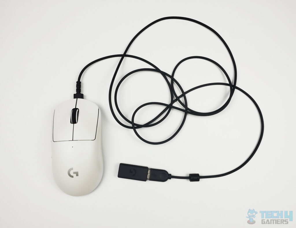 Logitech G Pro X Superlight - Micro-USB cord (Image By Tech4Gamers)