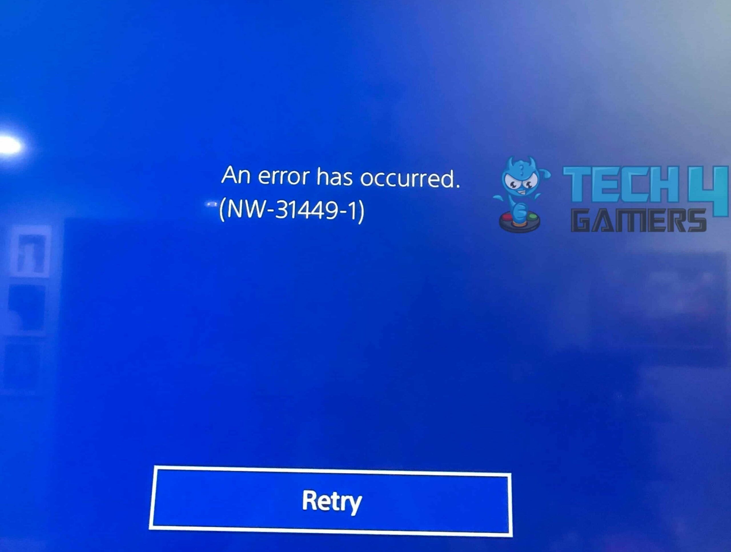 PS4 Error NW-31449-1